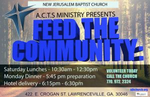 ACTS Ministry Feed the Community @ New Jerusalem Baptist Church