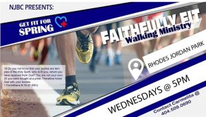 Faithfully Fit Walking Wednesdays @ Rhodes Jordan Park